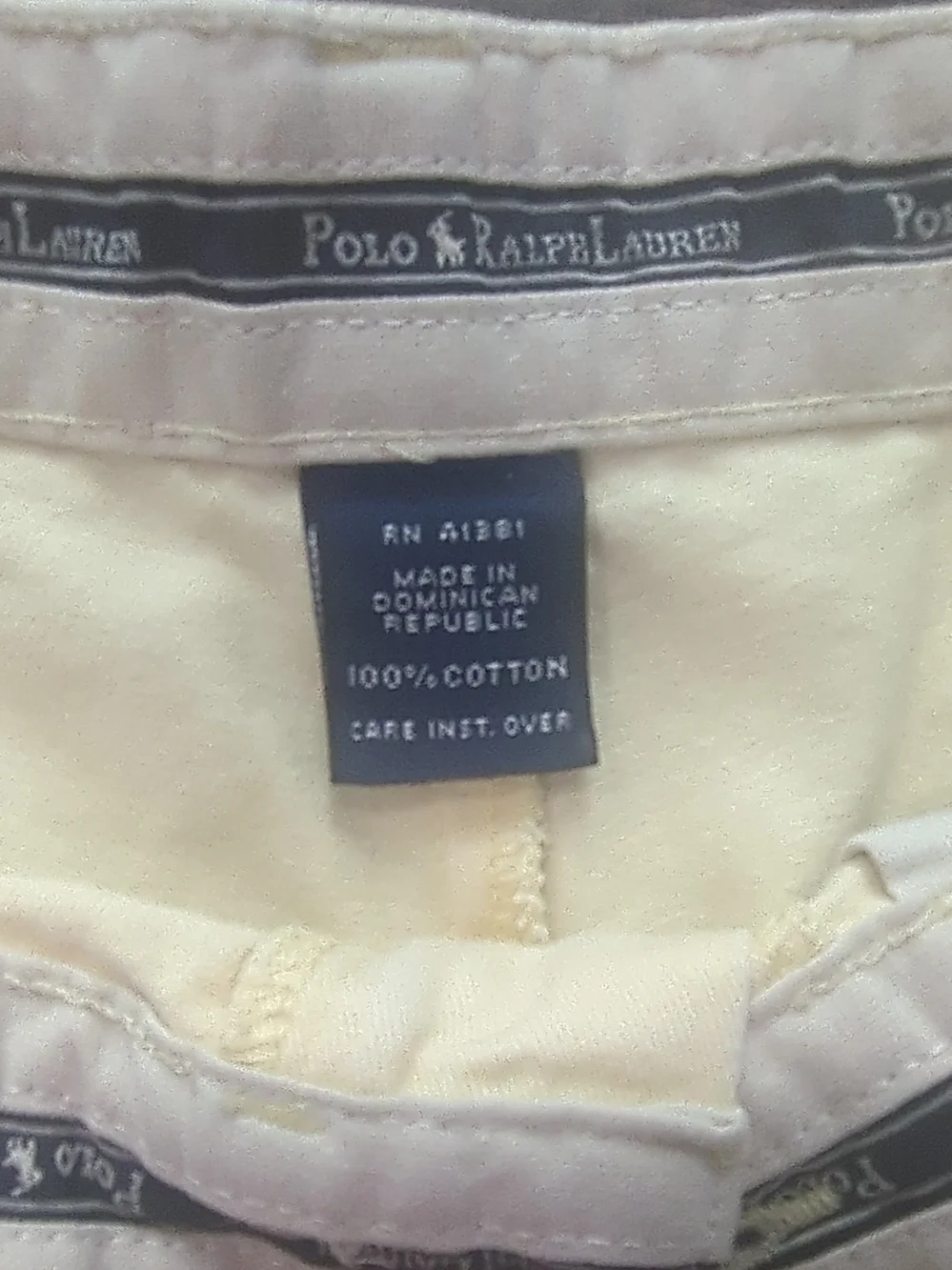 Polo by Ralph Lauren Butter Yellow Vintage Flat Front Chino Shorts Unisex